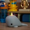 Luminara Celestial Blue Whale Figural Flameless Candle Real Wax Moving