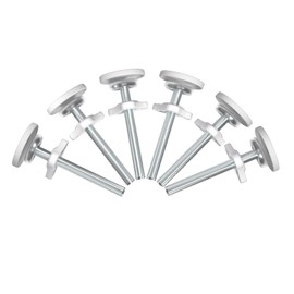 6 Pack of M10 Spindle Screw Bolts, Safety Baby Gate Wall Protector Stair Gate Extension Wall Saver for Baby, Pet, Stair, Door, Wall Surface Safety