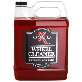 Liquid X Wheel Cleaner - Easily Removes Stubborn Brake Dust, Non-Acidic Formula - Non-Corrosive Removes Grease & Grime (1 Gallon)