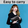 1 Piece of Black Fireproof Bag, Waterproof and Fireproof Document
