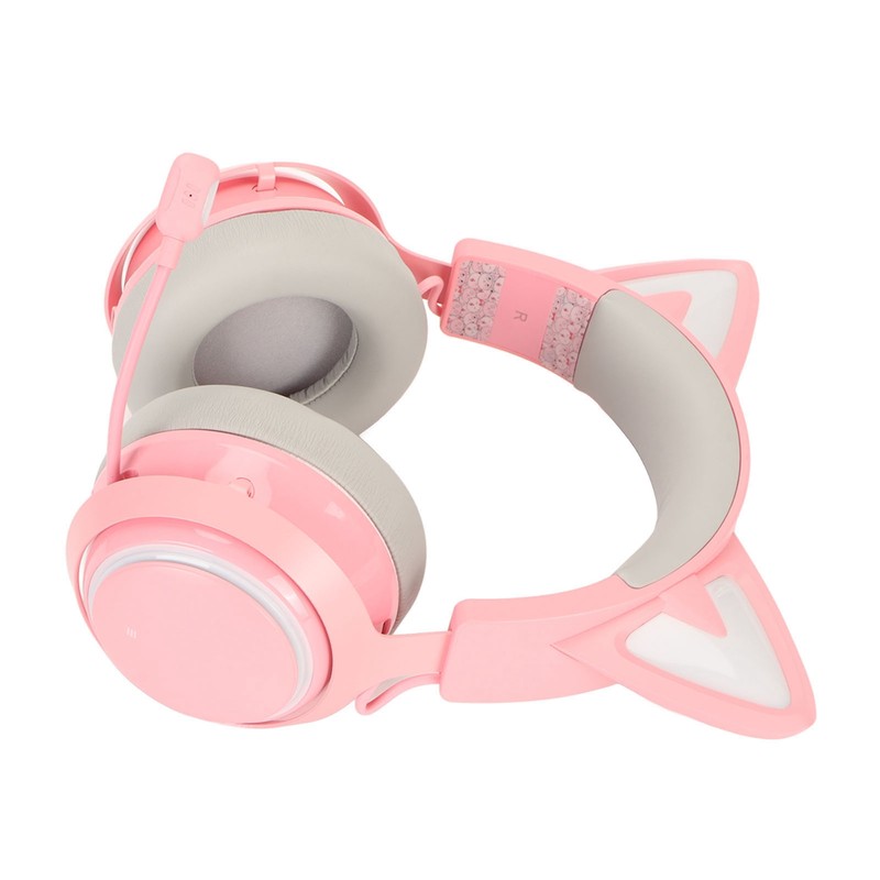 Cat Ear Gaming Headset RGB Light Bluetooth Wireless Headphones with