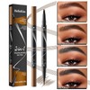 Microblading Eyebrow Pencil, Waterproof Eyebrow Pen, 2-in-1 Dual-Ended Eyebrow Pencil