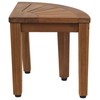 AquaTeak 12" Kai OptiAREA Corner Teak Shaving & Washing Foot