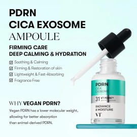 Vt Cosmetics Pdrn Cica Exosome Serum Pdrn Salmon Todo Tipo De Piel Día/noche