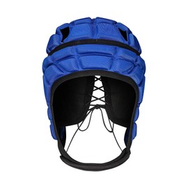 DGYAO Rugby Headguard, Kids Boys Protective Headgear, Padded Gear Helmet For Head Protection Blue YM