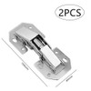 2Pcs 90 Degree Door Hinges Kitchen Cabinet Folding Hinge with