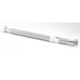 Unbranded 1" x 24" stainless steel water flex for water heater water softener pack of 2