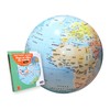 Caly Maxi Inflatable Globe, Countries and Cities of the World,
