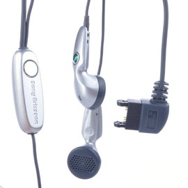 Sony Stereo Portable Handsfree HPM-20 - mobile headsets (Black, Grey, Binaural, Wired, Telephone)