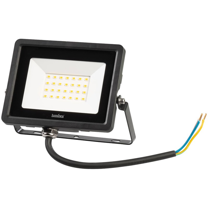 Luminea 20W 2000LM IP65 3000K LED Floodlight Mini Outdoor Floodlight
