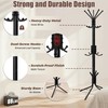 Outspurge Metal Coat Rack, Freestanding Coat Tree & Hall Tree