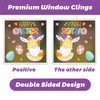 Easter Decorations Window Clings - 9 Sheets of Festive Easter