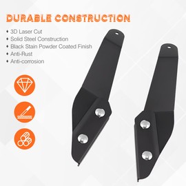 GLOBLED 50 Inch Led Light Bar Mount 50'' Curved Light Upper Roof Windscreen Mounting Bracket Compatible with Nissan Patrol y61 & Toyota Land Cruiser 80 Series