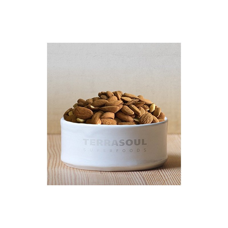 Terrasoul Superfoods Raw Unpasteurized Organic Almonds (Mylk Grade), 2 Pounds