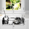 MILOSEN Undermount Kitchen Sink, 27''×16''×7'' Stainless Steel Kitchen Sink, Single