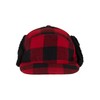Brandit Lumberjack Winter Cap, Red/Black