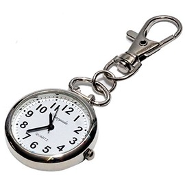 KOYOKOMA Nurse Watch, Upside Down Watch, Simple, Nascan, Men's, Women's, Backpack, Bag, One Point, silver/black