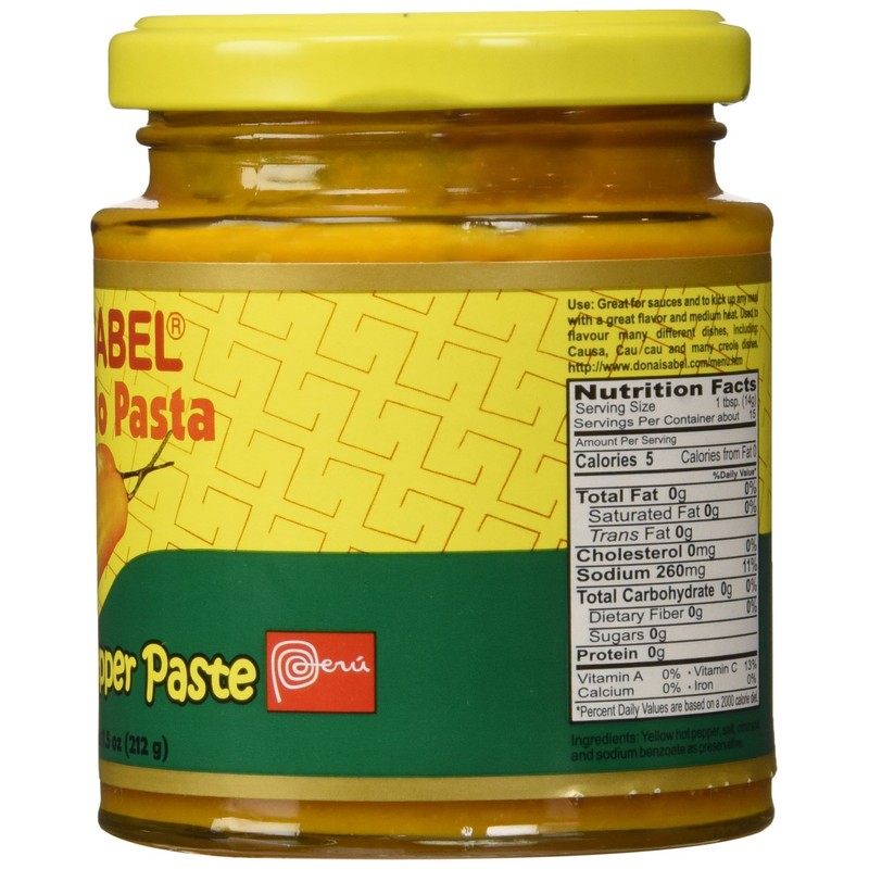 Doña Isabel Aji Amarillo Molido (Yellow Hot Pepper Paste) 7.5oz