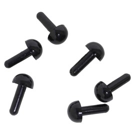 ハマナカ あみぐるみEYE ソリッドアイ 約5mm ブラック 差込式 6コ入り H221-305-1