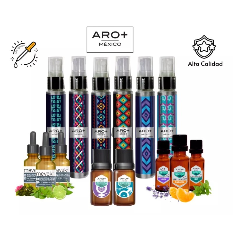 Aro+ Aceite Esencial Menta, Aromaterapia, Puro, Uso Terapéutico