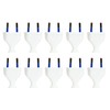 KEL Pack of 10 Euro plugs flat dismountable 2.5 A