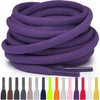 Miscly Oval Athletic Shoe Laces, Multiple Lengths and Colors Available