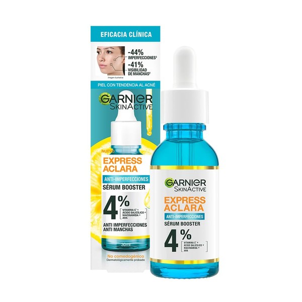Garnier Express Aclara Sérum Anti-imperfecciones con Ácido Salicílico y Vitamina