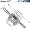 MINOOM Fuel Check Valve One Way Inline Non Return Diesel