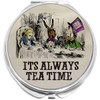 NewCharms It's Always Tea Time Mad Hatter Compact with Mirrors