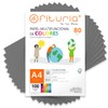 Pack of 100 Sheets of A4 80g Coloured Paper for
