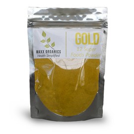 MAXX Organics GOLD 12 SUPERFOOD POWDER 30 Day Comp. Organifi Green Juice Drink