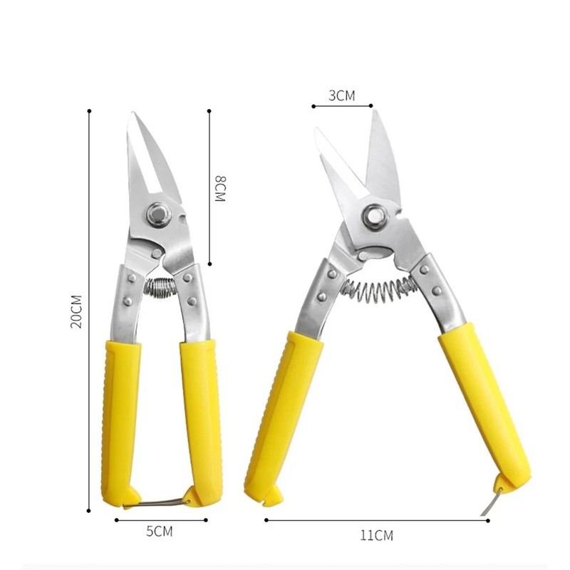 Heavy Duty Stainless Steel Cutting Scissors for Electrical & Workshop