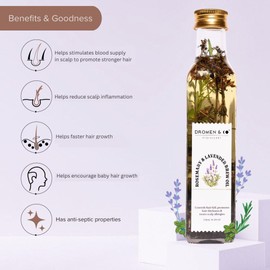 Generic Pure & Natural Hair Oil -250 Ml | For Hair Growth, Control Dandruff & Hair Fall | Infused With Natural Herbs | For Men & Women | 8.45 fl oz