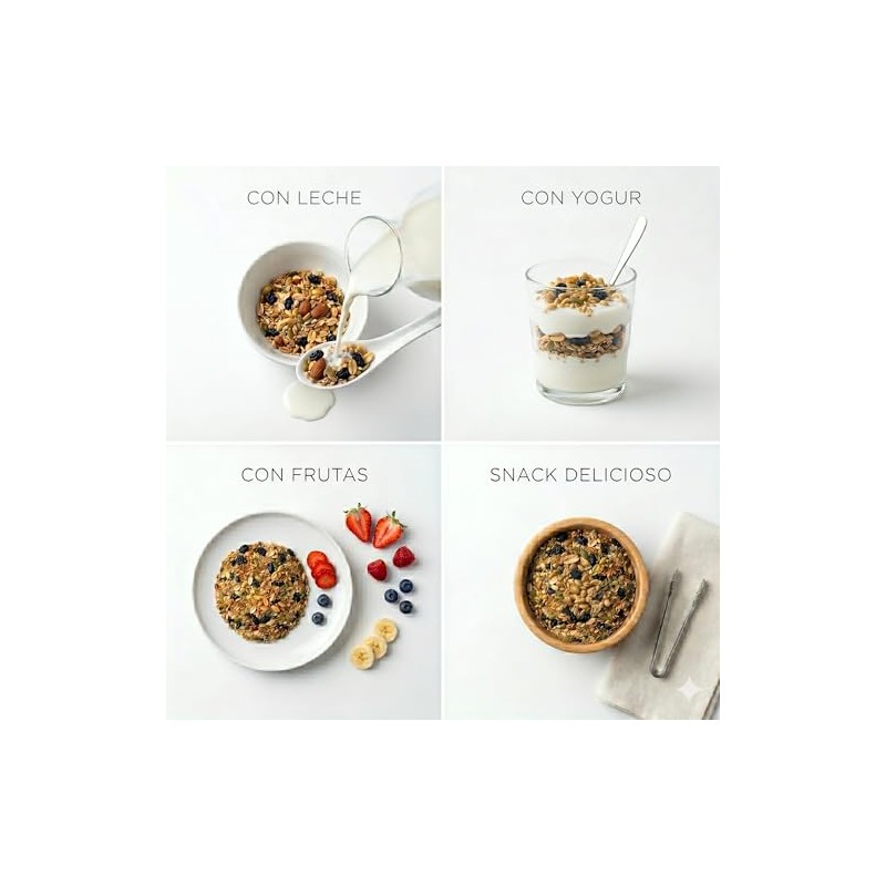 Granola Con Miel Excelente Calidad Tostada Sin Aceite 1 Kg