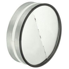 YOKIVE 7.9-inch Backdraft Damper Shutter, Inline Spring Loaded Blocker Dryer Duct Damper, Great for Retrofitting Ducting Preventing Unwanted Drafts in Metal Ducts (Silver Tone)