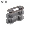 sourcing map 12Pcs #40 Chain Master Connector Link Roller, 1/2"