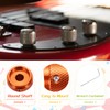 QUARKZMAN 2 Pieces Guitar Knobs Metal Volume Tone Control Dome
