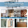 VooGenzek 2 PCS Concealed Cabinet Hanger, Concealed Hanging Bracket Kitchen,