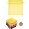 Sacchetti per confetti in organza 100 pezzi, sacchetti regalo con