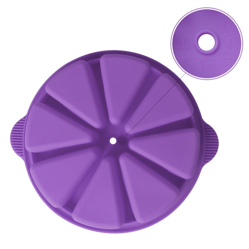 SHEBaking - Molde de silicona triangular para hornear pan de