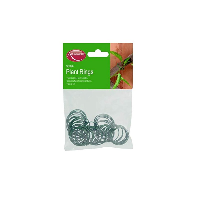 Pack Of 50 Reusable Plant Rings