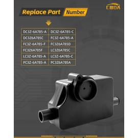 Aluminum Engine Crankcase Oil Separator PCV CCV Assembly 6.7L Powerstroke Diesel Fit for 2011-2024 Ford F250 F350 F450 Super Duty Vent Valve Engine Crankcase Replacement FC3Z-6A785-F PC3Z6A785A