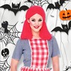 Paper Magic Rag Doll Adult Costume Wig One Size Red