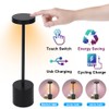 MIOBLUE Cordless LED Table Lamp,5000mAh Rechargeable Battery Powered Desk Lamp,3