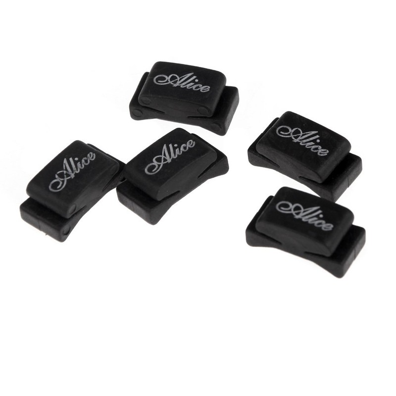 Alice 5pcs Rubber Pick Holder for Guitar Picks, 1 Set