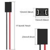 DKARDU 5PCS H7 Female Wire Connector Pigtail Wiring Harness Socket