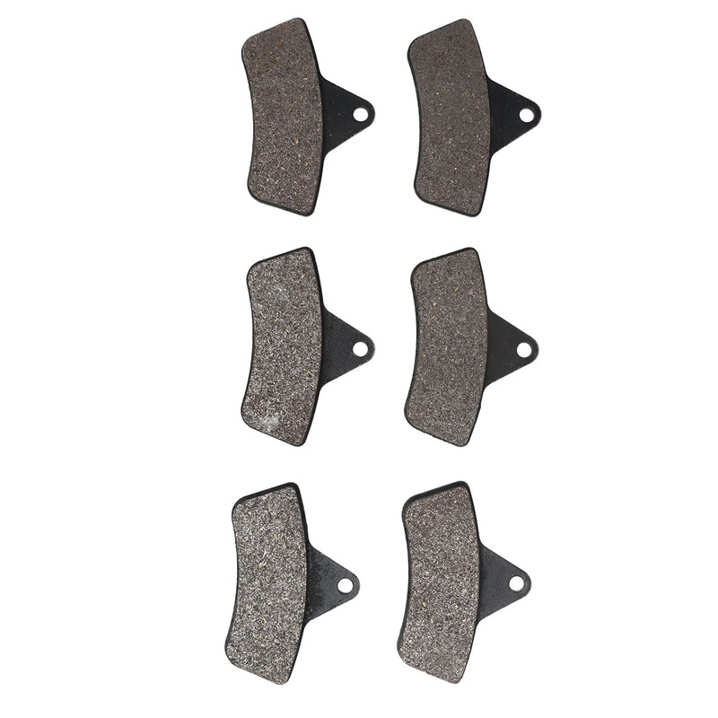 6PCS Brake Pads Low Noise Aging Resistant Consistent Braking Replacement