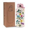 Goetland Insulated Water Bottle Flowers 1 Litre Stainless Steel Water
