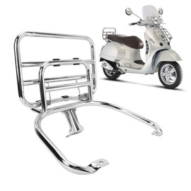 Motorcycle Luggage Rack for Primavera 150 Sprint, High Load Bearing Rear Cargo Carrier Rack Replacement for Primavera 150 Sprint 150 (Chrome Plated)