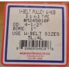 4-1/2" Outside Diameter 1" Bore V Belt Pulley 245010 Use